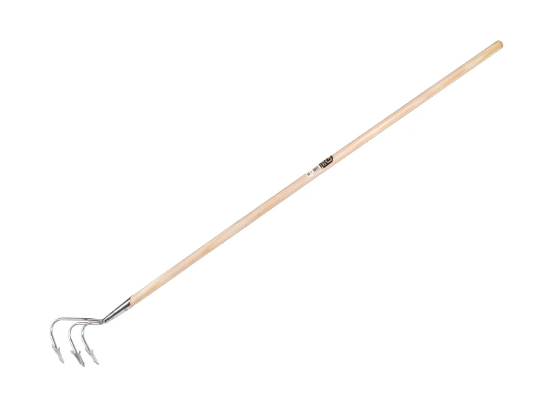 Cultivator 3 tines galvanised with IKAPE handle 150 x 2.8 cm. FSC 100% ...